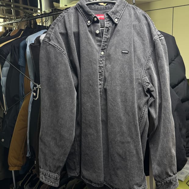 슈프림 스몰박스 데님셔츠 L 새상품