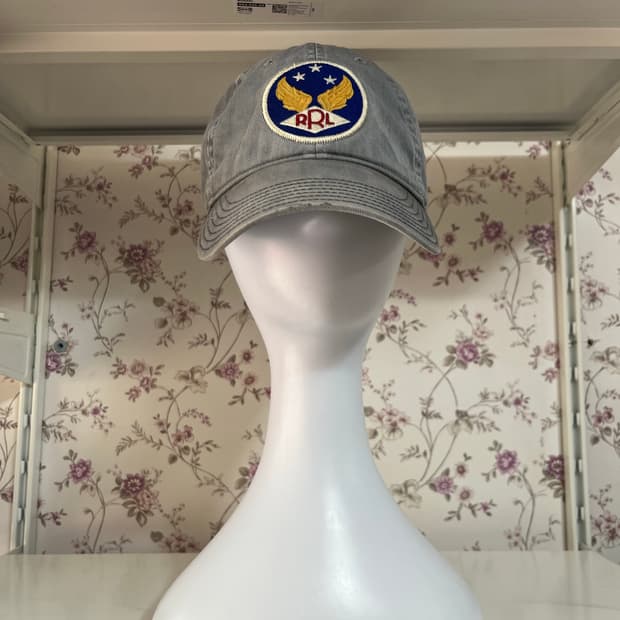 RRL 더블알엘 빈티지 모자 블루