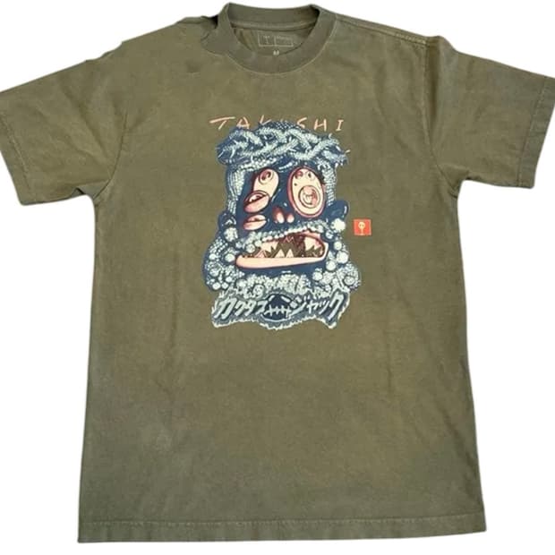 트래비스 스캇 캑터스 잭 무라카미 다카시 조디악 반팔