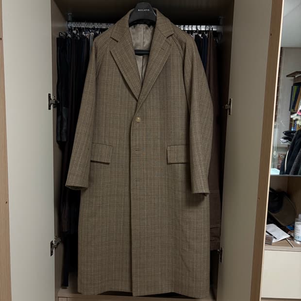 오라리 20aw 체스터필드 코트