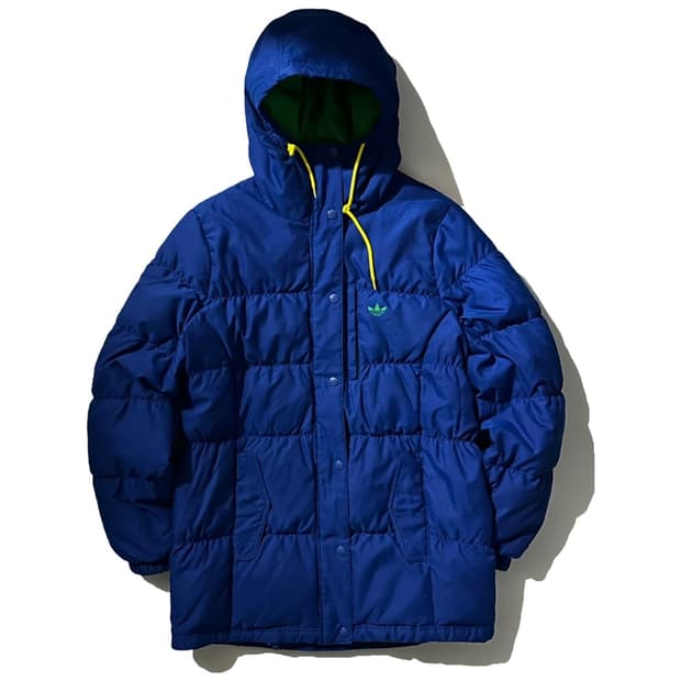 아디다스 파이어버드 로고 덕다운 패딩