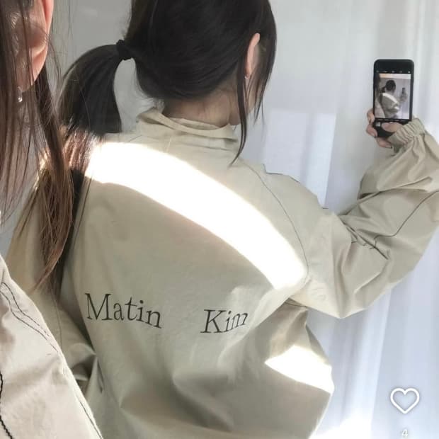 마땡킴 베이지 코튼 투웨이 자켓