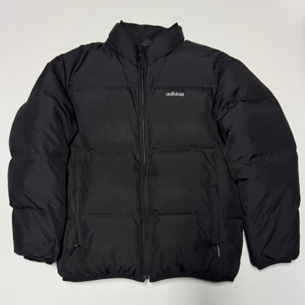 아디다스 올드스쿨 덕 다운 미니멀 패딩 XL~L 블랙