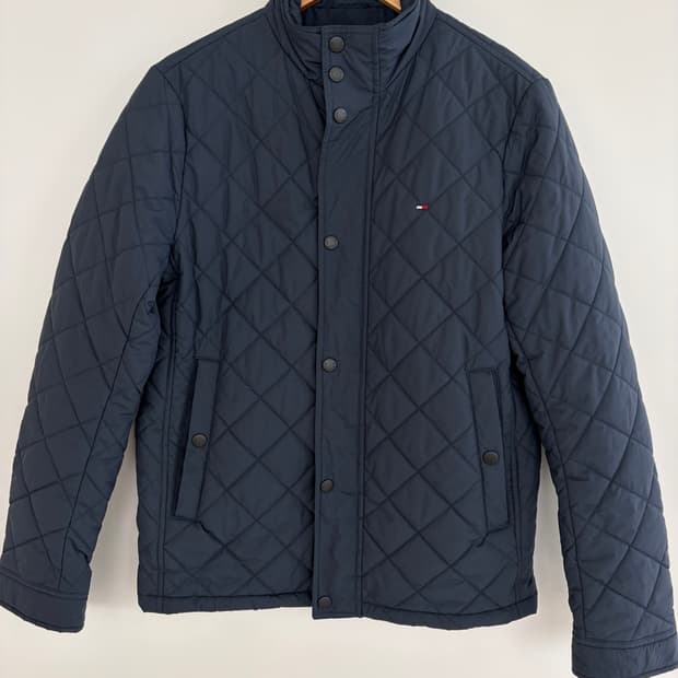 타미힐피거 퀼팅 자켓