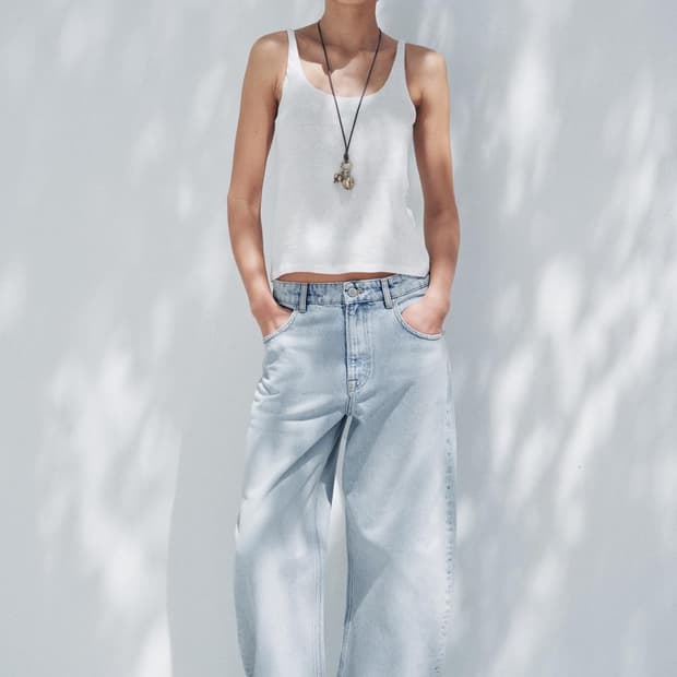 zara 자라 zw컬렉션 테이퍼드 벌룬진