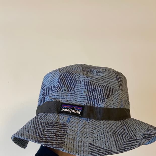 파타고니아 패턴 버킷햇