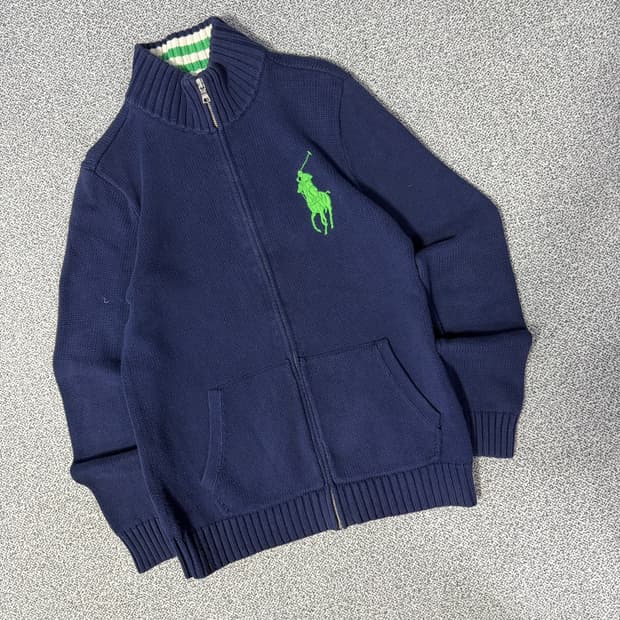 폴로 랄프로렌 빅포니 니트집업