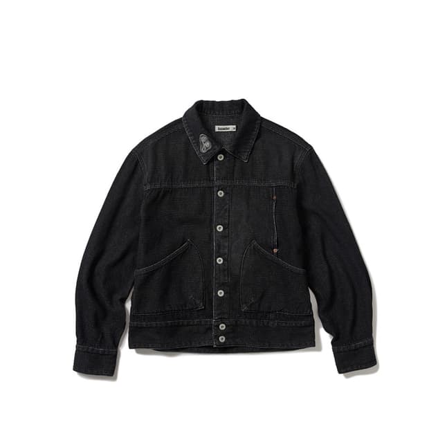 카락터 웨스턴 흑청 자켓