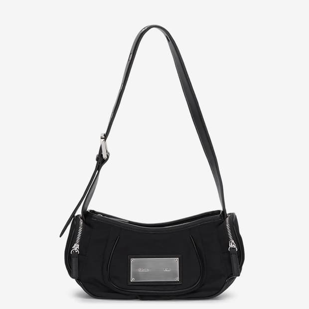 마뗑킴 MADELEINE ROUND BAG IN BLACK