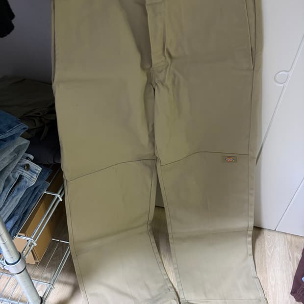 디키즈 더블니 워크팬츠 85283 카키