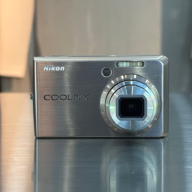 배터리2개/날짜표시)니콘 쿨픽스 S600 핑크골드 빈티지디카