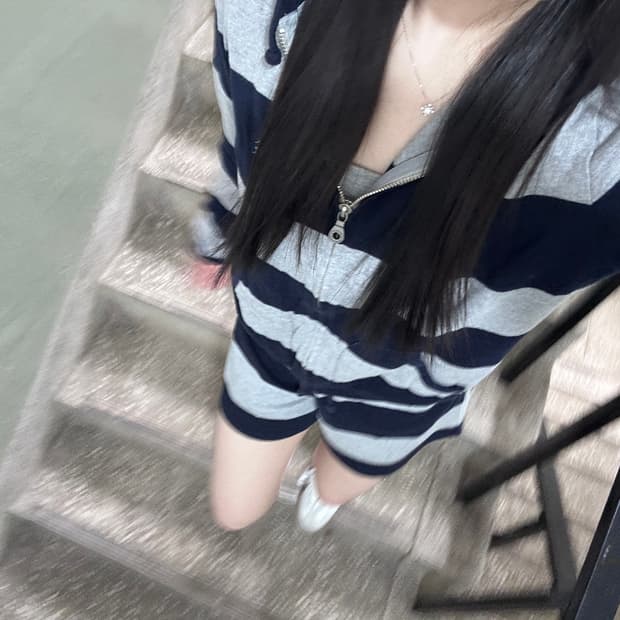 버버리 스트라이프 셋업