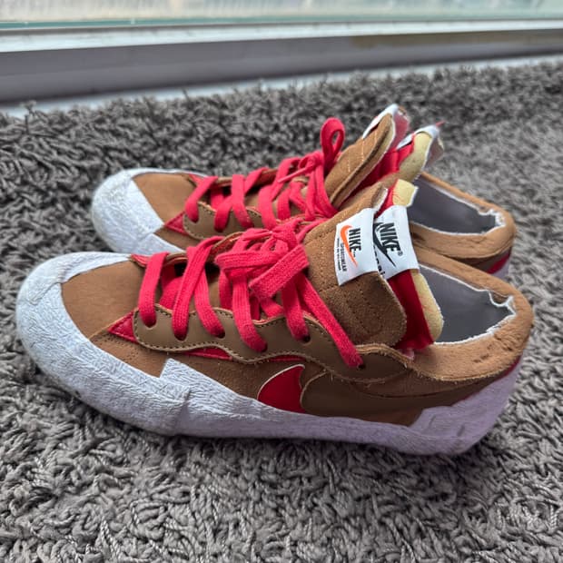 나이키X사카이 로우 블레이저(270mm) 탄 컬러