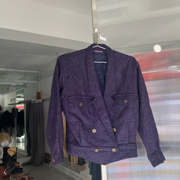 더블버튼 밀리터리 자켓