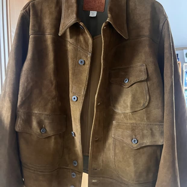 교환) RRL 러프아웃 스웨이드 XL ➡️ L