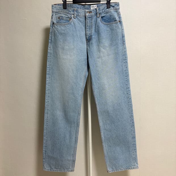 (민트급)모드나인 MOD6 세미와이드 스트레이트 데님팬츠 / 연청, 31