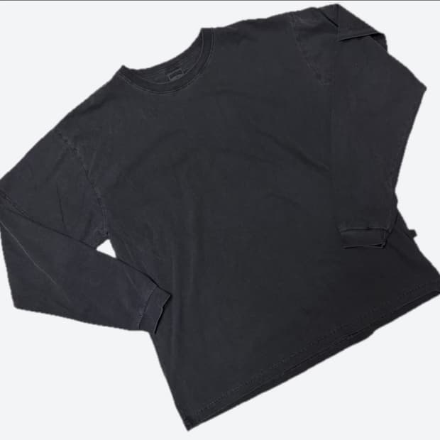 리브레너) 무신사 워싱 피그먼트 레이어드티 공용가능