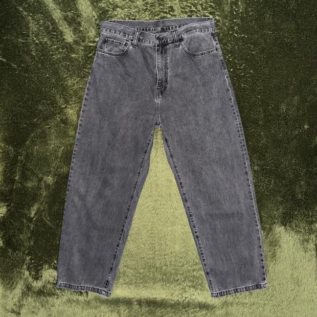 [34] 칼하트 WIP LANDON 랜든 데님 팬츠 블랙 헤비 스톤워시