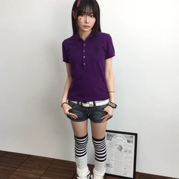 Polo Ralph Lauren Purple Big Pony Polo