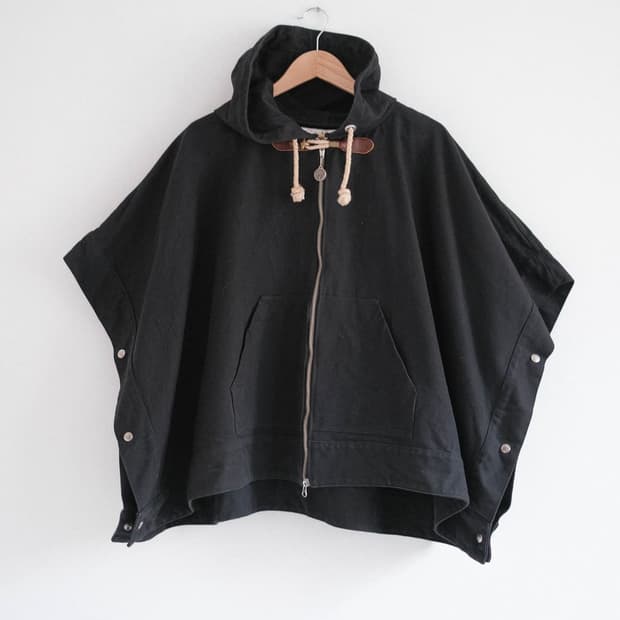 남이서팔 캔버스 판초