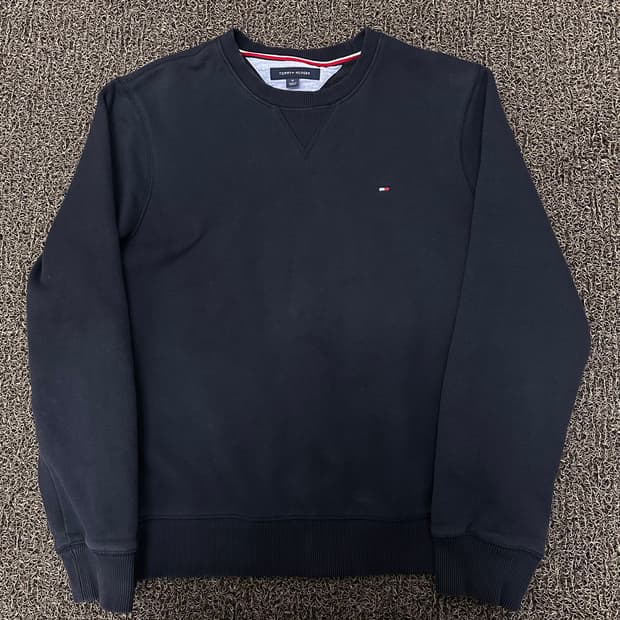 타미힐피거 맨투맨 네이비 M