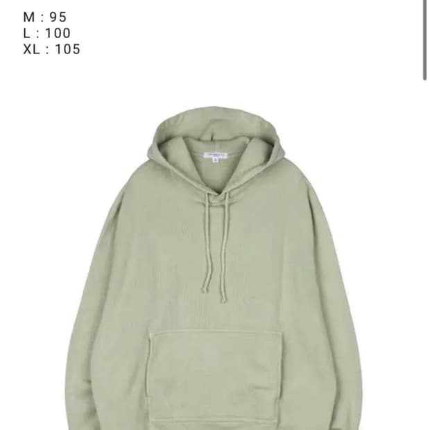 레이디화이트 후디 다크민트