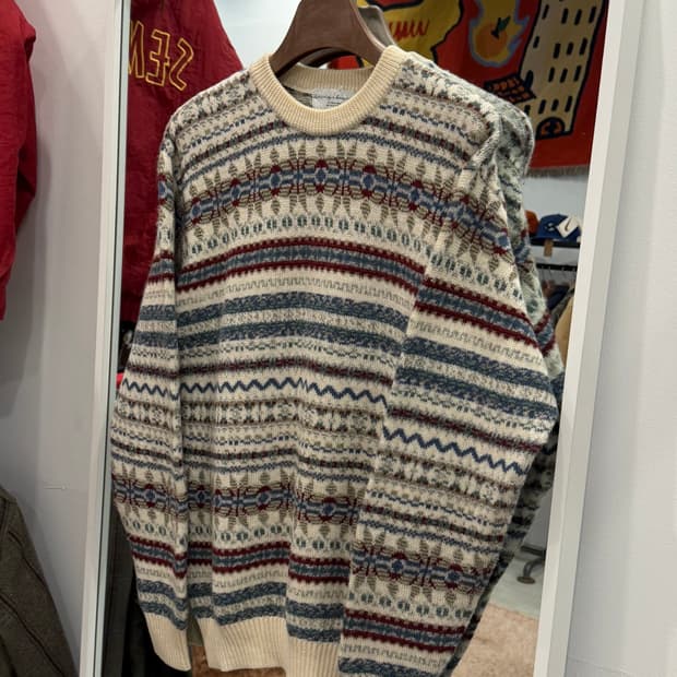 Vtg 빈티지 노르딕 울 니트