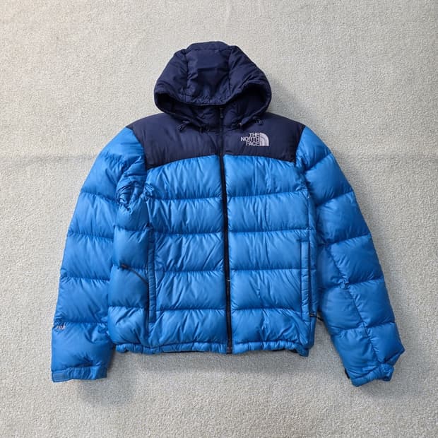 [90] 노스페이스 구스다운 후드 패딩 점퍼 1215J1