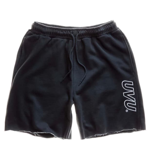 uvu 글리슨 짐 컷오프 조거 블랙