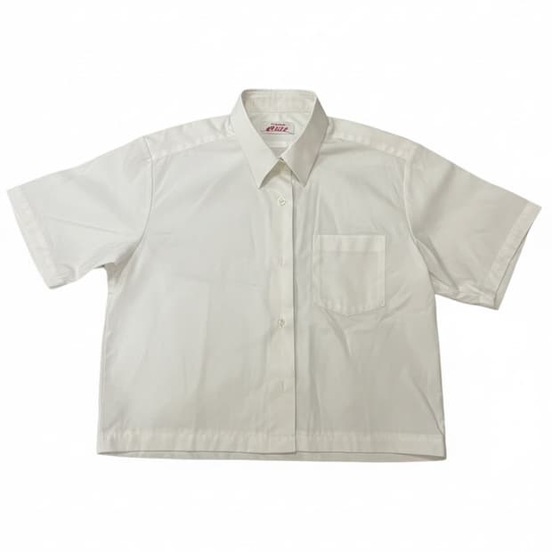 Tombow 반팔 크롭셔츠