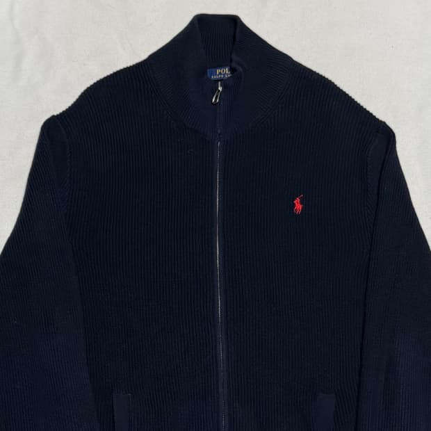 L 폴로랄프로렌 네이비 니트 집업
