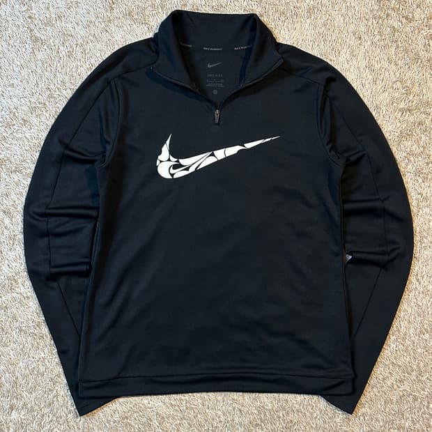 나이키 드라이핏 신형 미드 레이어 기능성 하프 반집업 긴팔