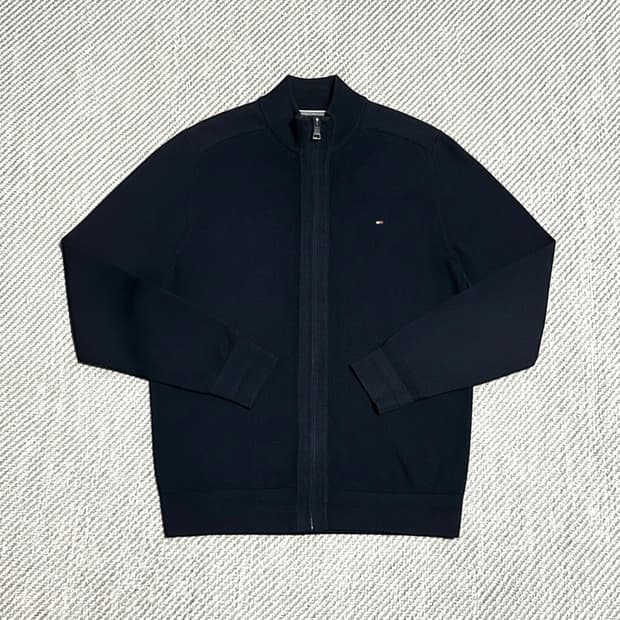 [M] Tommy 타미힐피거 네이비 집업 니트