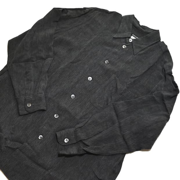 90s Giorgio Armani black label big butto