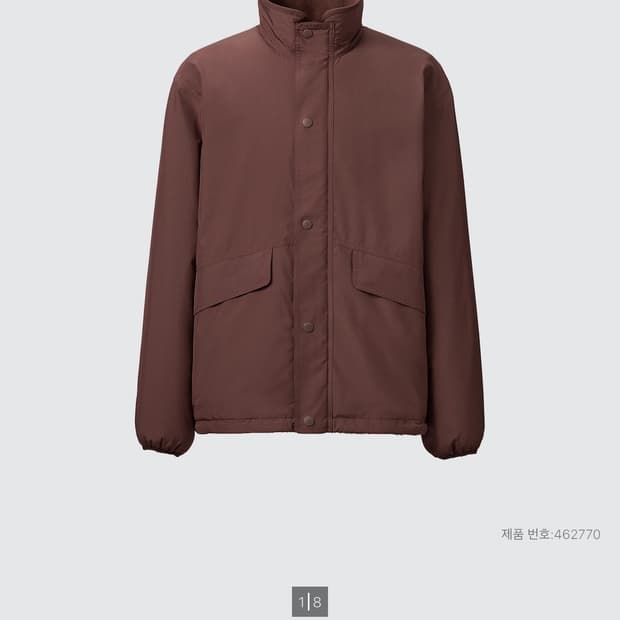 유니클로 u 리버서블 스탠드 재킷 L