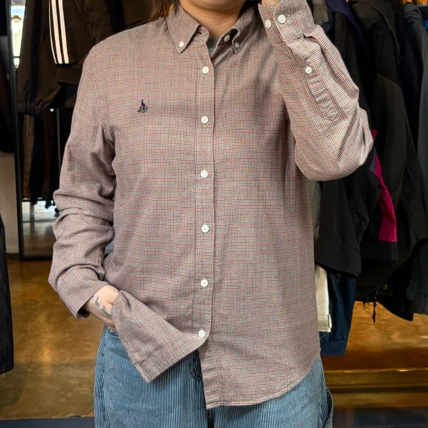 빈폴 잔체크 셔츠