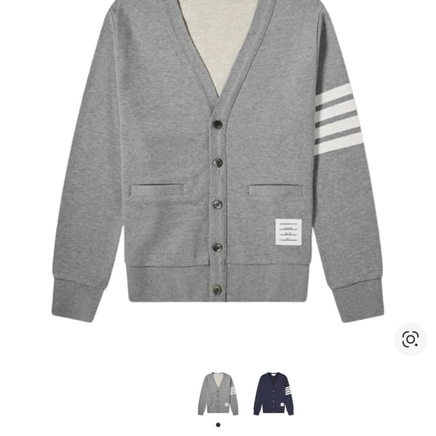 톰브라운 루프백 가디건