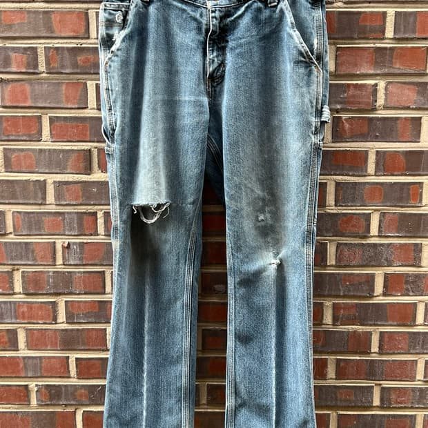 [34x30] 칼하트 싱글니 카펜터 워크 팬츠