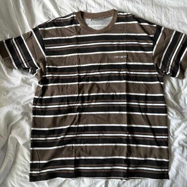 Carhartt stripe t-shirt Brown XL