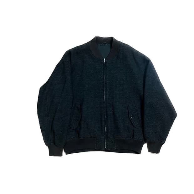 XL) 80s 꼼데가르송 옴므 블루종 봄버 자켓