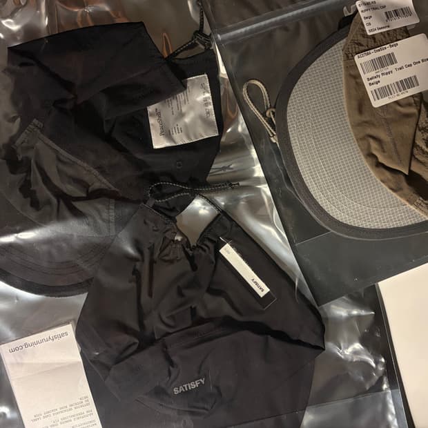 새티스파이 러닝 캡 3종류