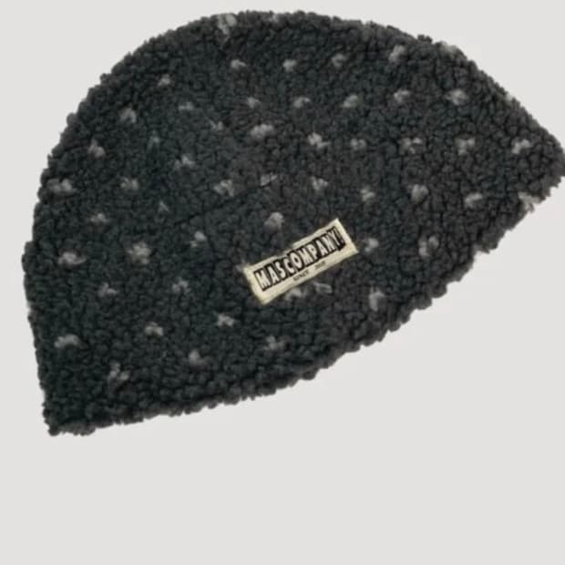 마스컴퍼니 Dot dumble fleece beanie (gray) 