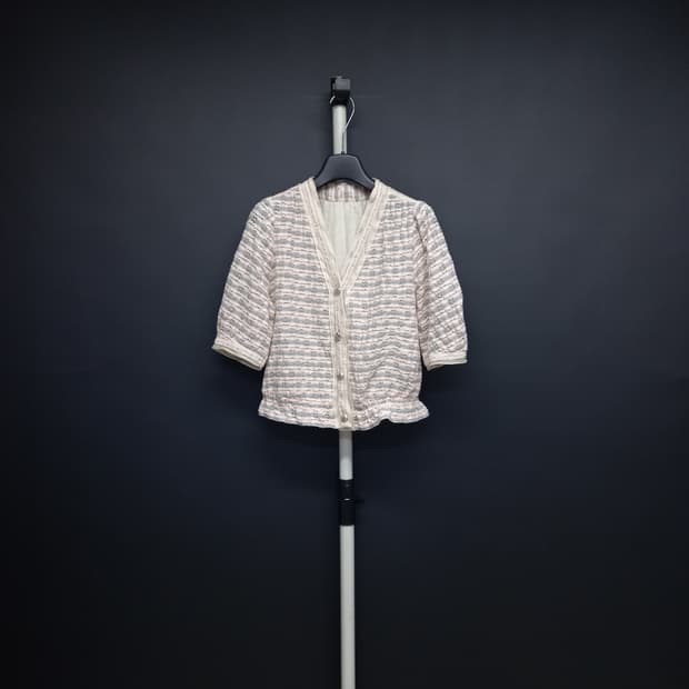 마인 MINE 춘하 레이온 숏 가디건 44.55