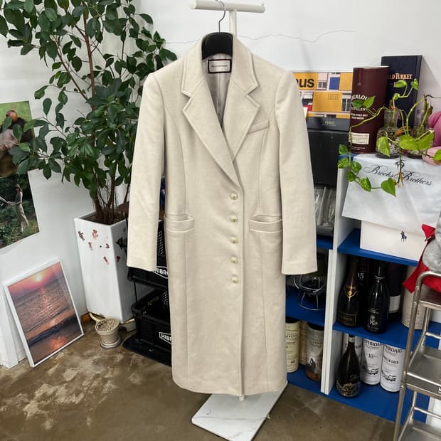 모조에스핀 캐시미어100% 코트 66