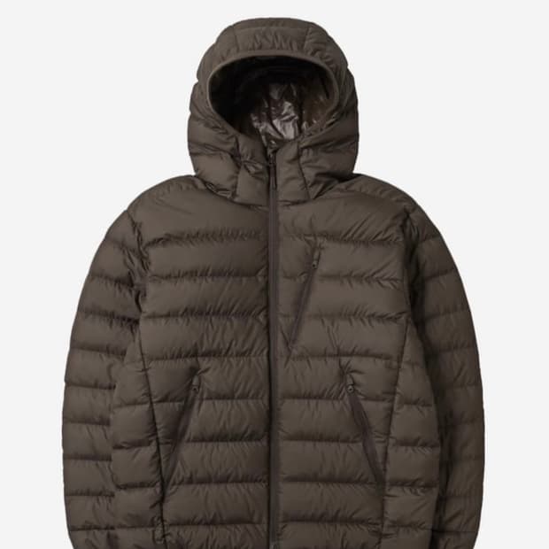 무신사 스탠다드 경량패딩 브라운