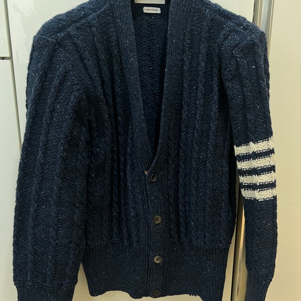 25fw 톰브라운 모헤어 네이비가디건 4사이즈 (새상품급)