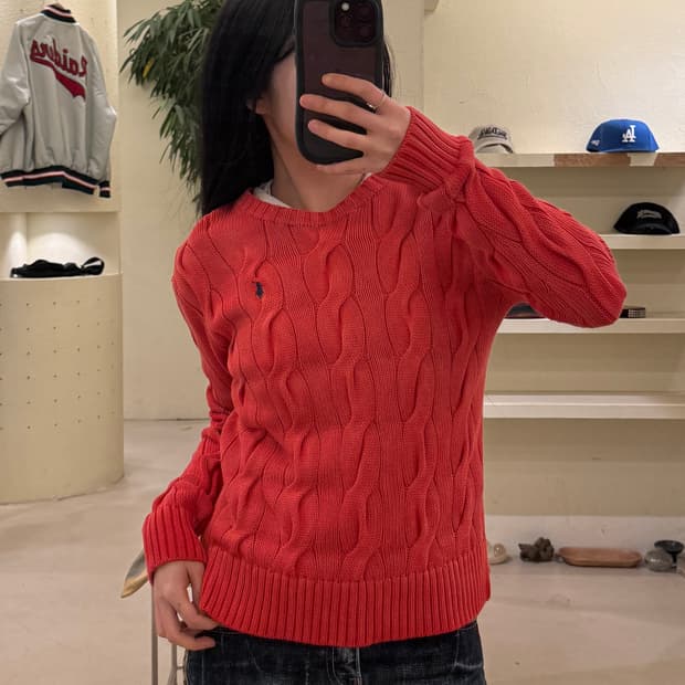 폴로 랄프로렌 포니 케이블 니트 U89