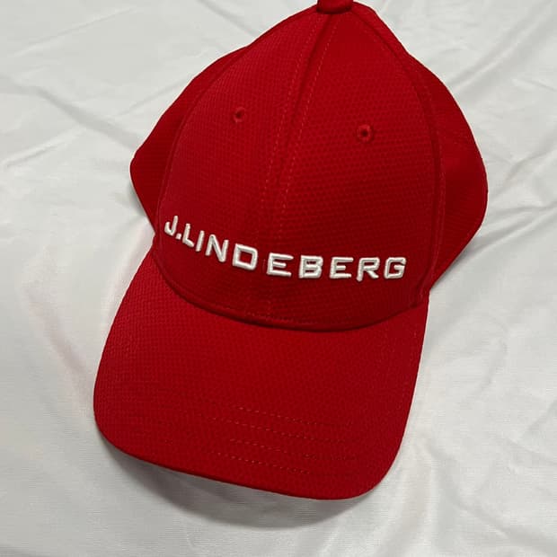 (OS) 제이린드버그 골프 볼캡 레드