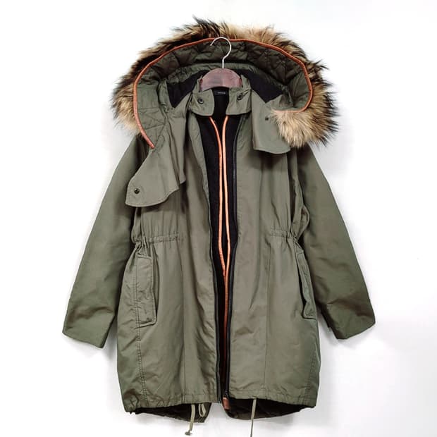 SYSTEM 시스템 2중겹 야상 점퍼