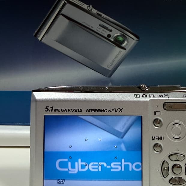 박스셋！ 소니 사이버샷 Cybershot  DSC-T5 디지털카메라 디카